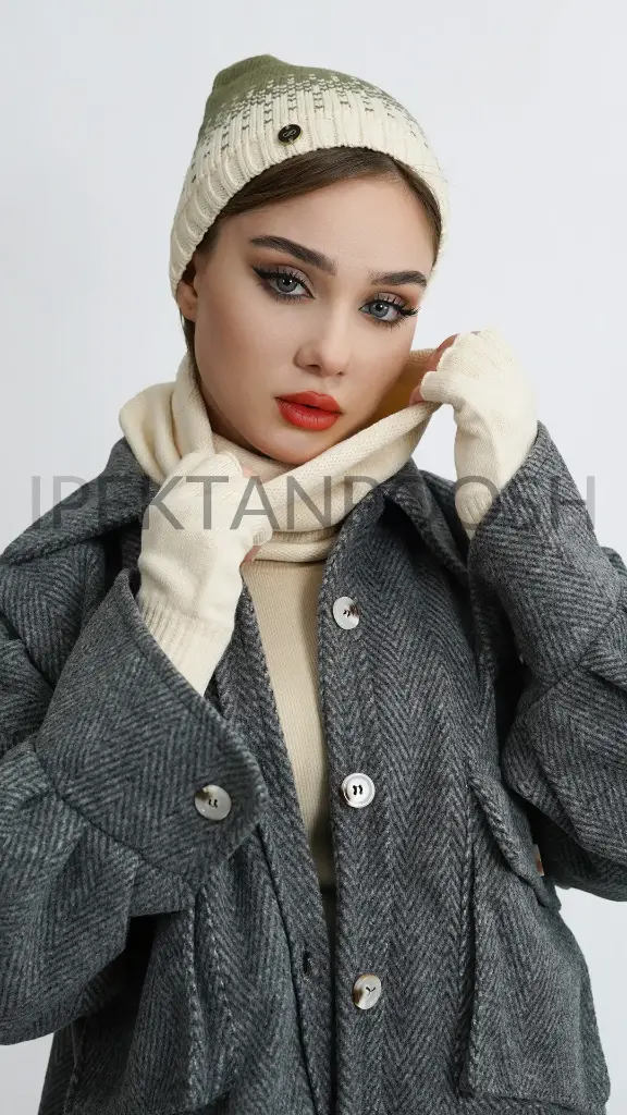 ست شال کلاه سه تکه برند endless