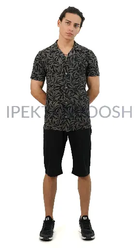 ست پیراهن و  شلوارک چاپی مردانه