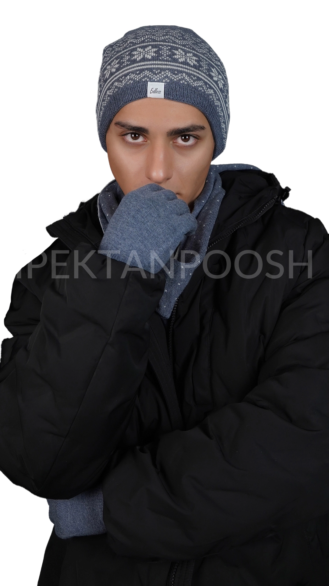 ست شال کلاه سه تیکه برند endless 