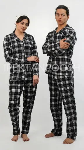 ست پیراهن و شلوار زن و شوهری برند وارداتی ترک