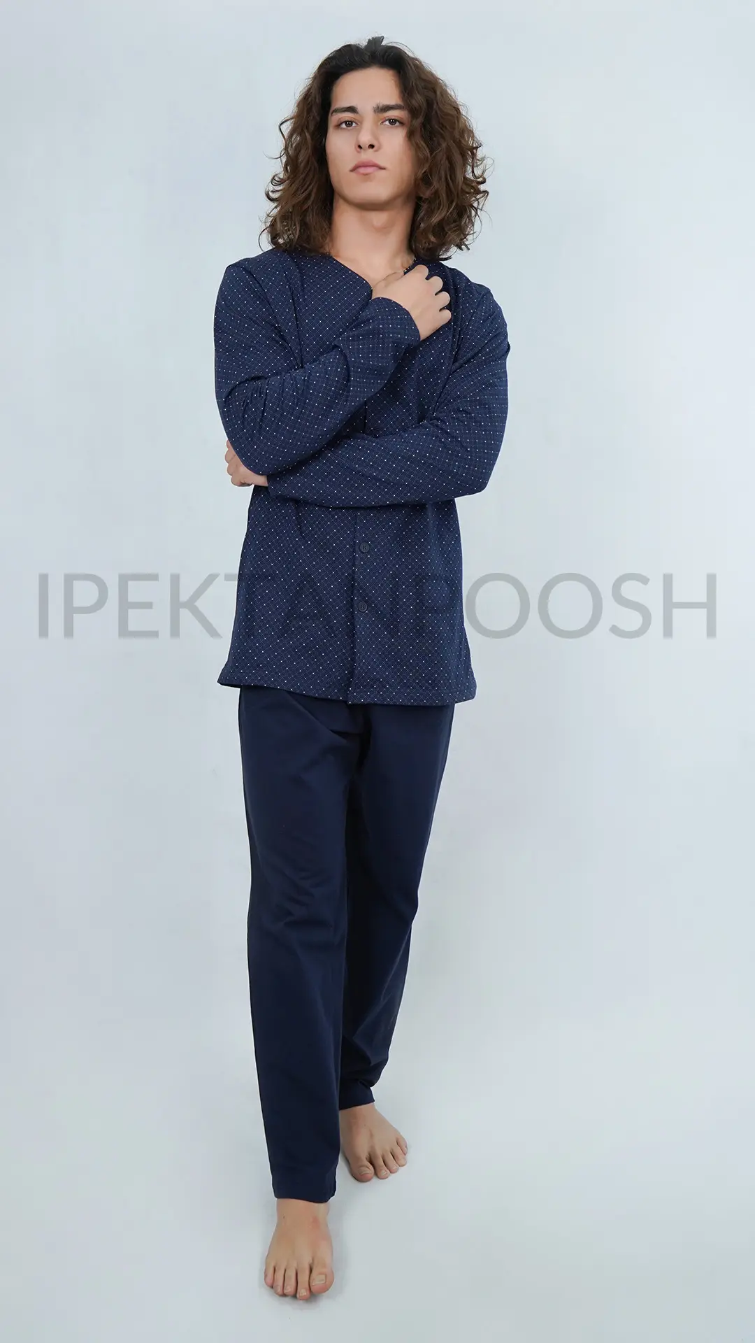 ست پیراهن(روبدوشام) و شلوار وارداتی مردانه