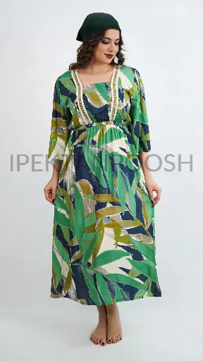 پیراهن ساحلی وارداتی برند ترک